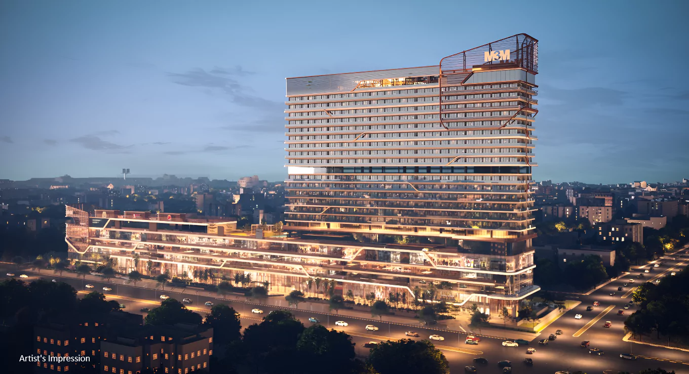 M3M The Line Banner Logo