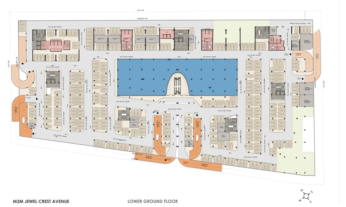 m3m jewel crest avenue noida floor plan