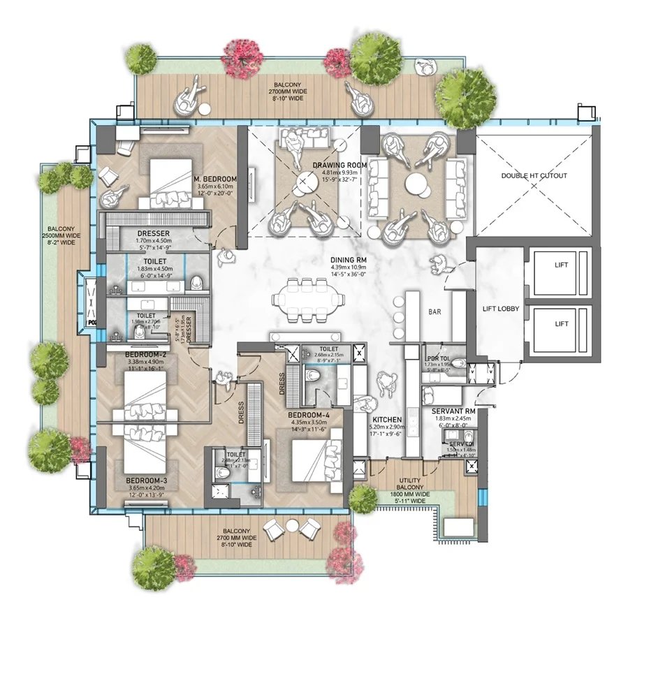4 BHK